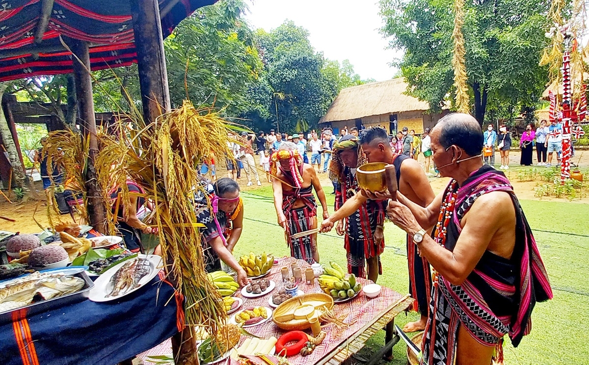 The new rice ritual of the Co Tu